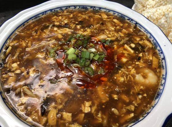 303. Crispy Rice with Hot and Sour Sauce 酸辣鍋粑